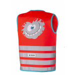 Crazy monster jacket - Design fluohesje voor kinderen - Rood - Wowow